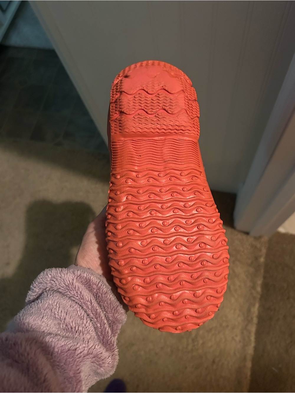 Bogs Kids Boots - Pink and Orange Floral - Picture 6 of 6